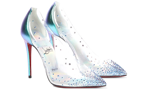 Degrastrass 100 PVC and leather pumps – Christian Louboutin 